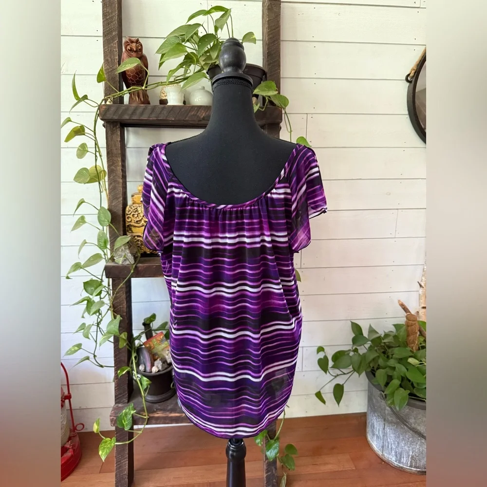 Worthington brushed purple
